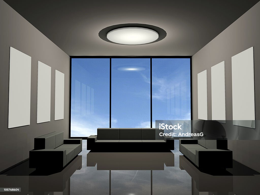 interior moderno - Royalty-free Acender Foto de stock