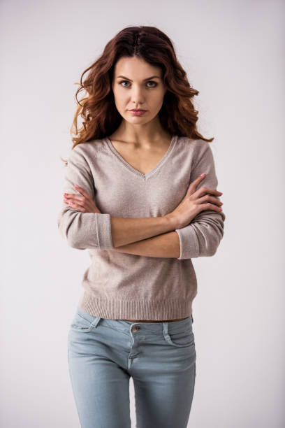 istock Girl in the studio 1057688500