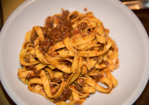 istock Italian spaghetti with a meat based bolognese . 1057690452