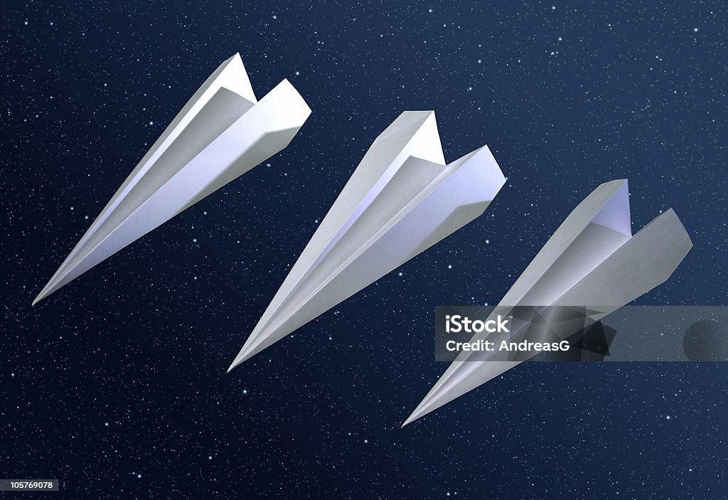 Rockets in space  Color Image Stock Photo