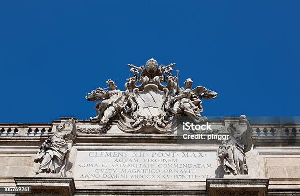 Fontanna Di Trevi W Rzymie - zdjęcia stockowe i więcej obrazów Antyczny - Antyczny, Architektura, Barok