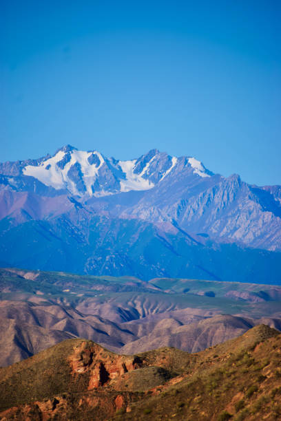 istock Overlook Snow Capped Mountain Peaks 1057693396