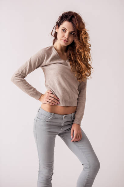 istock Girl in the studio 1057702492