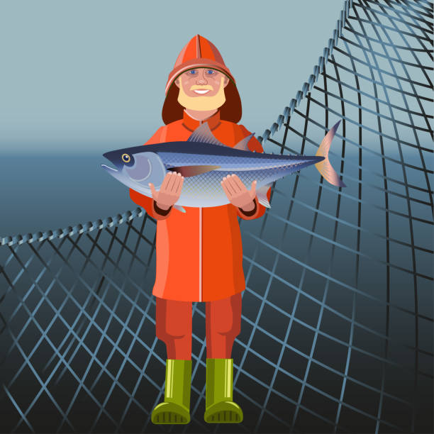 130+ Large Fishing Net Stock Illustrations, Royalty-Free Vector Graphics &  Clip Art - iStock