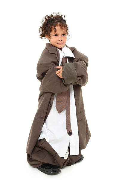 istock Baggy Suit Girl 105770345