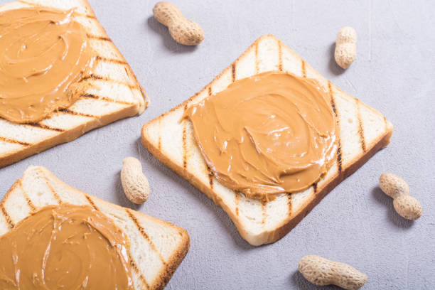 istock Peanut butter sandwiches 1057711816