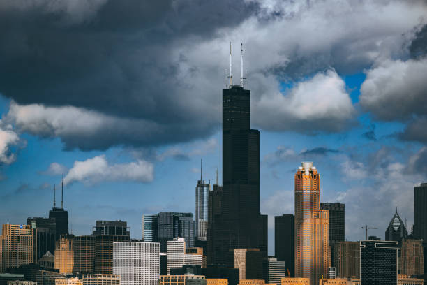 istock Chicago's Willis, Trump and Hancock Towers 1057713962