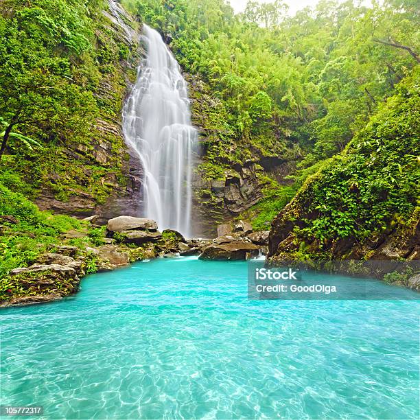 Khe Kem Cascata - Fotografie stock e altre immagini di Cascata - Cascata, Vietnam, Acqua