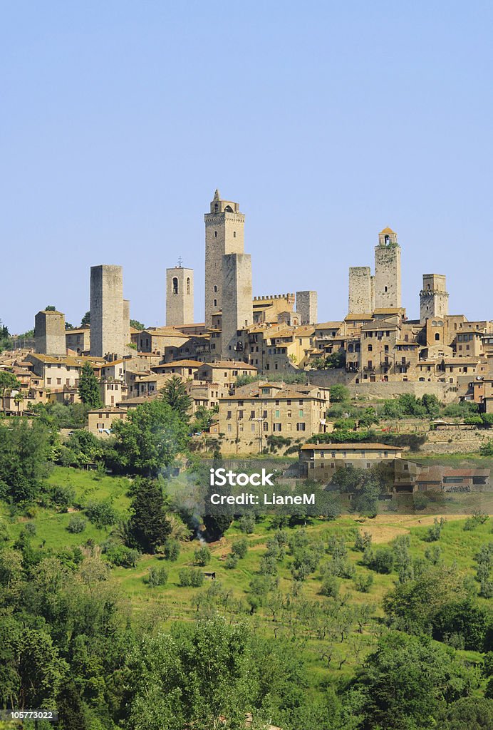 San Gimignano - Zbiór zdjęć royalty-free (Miejscowość)