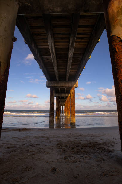 istock Beautiful evening at the St. Augustine Pier 1057734072
