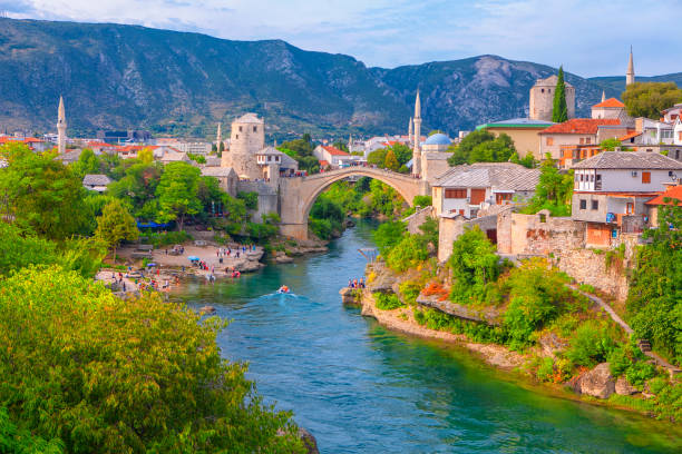 istock view of Mostar city 1057735390