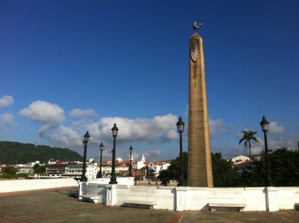 french plaza w: casco antiguo - panama canal panama canal panama city zdjęcia i obrazy z banku zdjęć