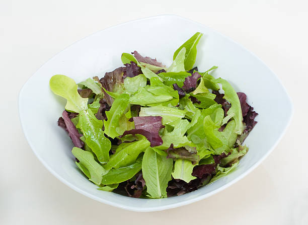 istock Dish with fresh green salad 105777456
