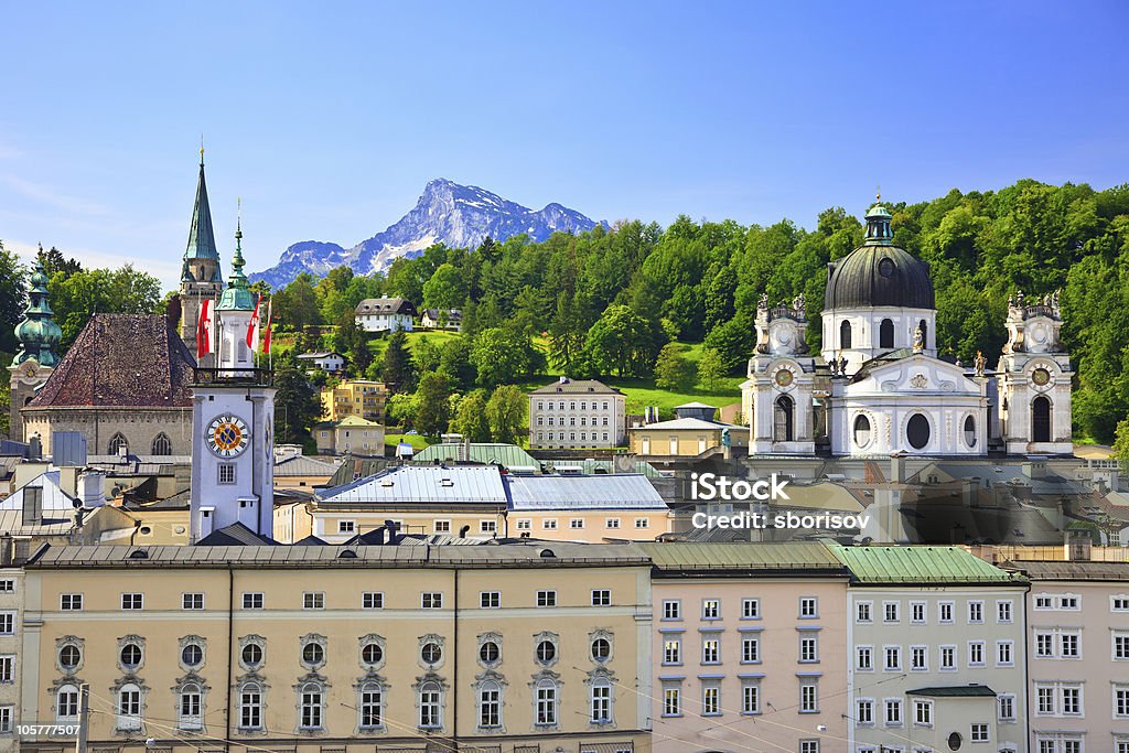 De Salzburgo - Foto de stock de Alpes europeus royalty-free