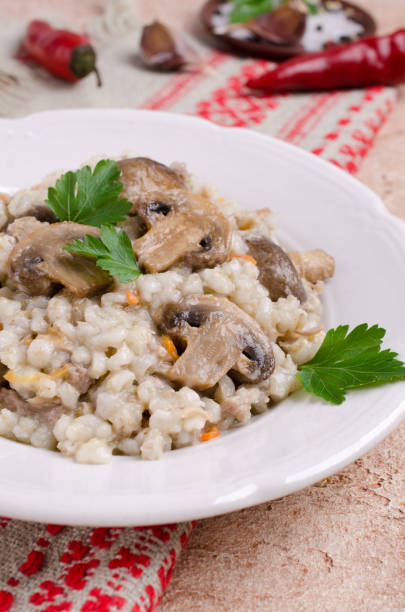 istock Traditional pearl barley porridge 1057775440