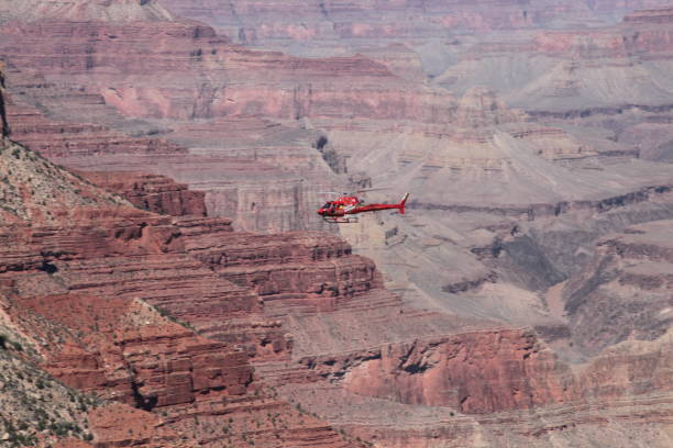 grand canyon à mohave point - aircraft point of view photos et images de collection