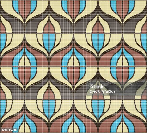 Retro Patterns Simple Seamless Retro Pattern Stock Illustration - Download Image Now - 1960 ...