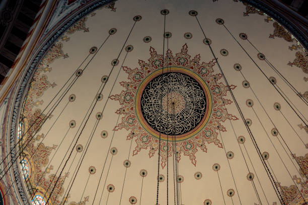 istock Inner view of dome in Ottoman architecture 1057782700