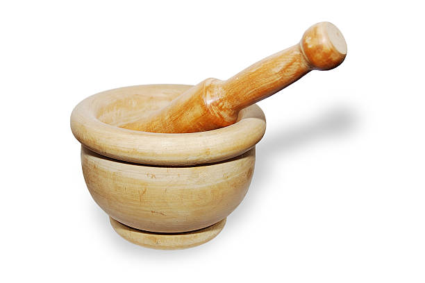 istock Wooden Pharmacy Mortar 105781041