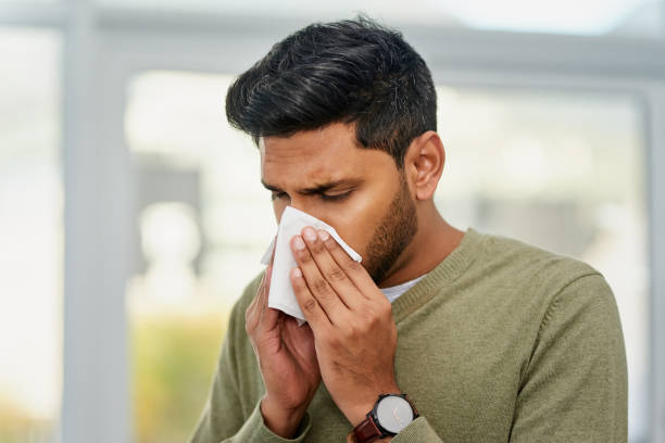 istock Feels like the flu just hit me hard 1057818532