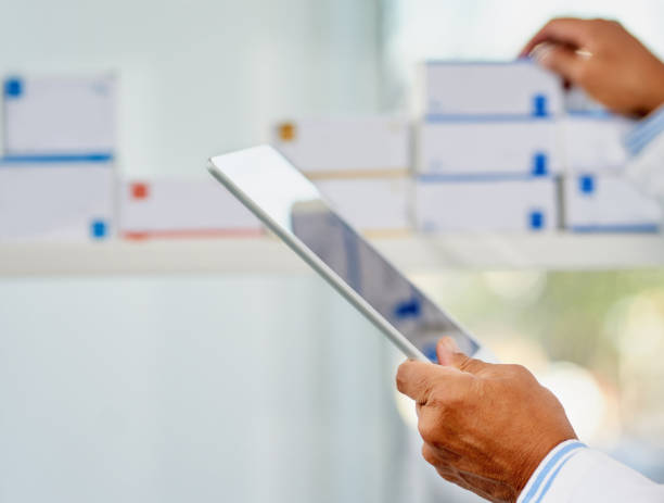 istock He does daily checks on his stocks 1057818660