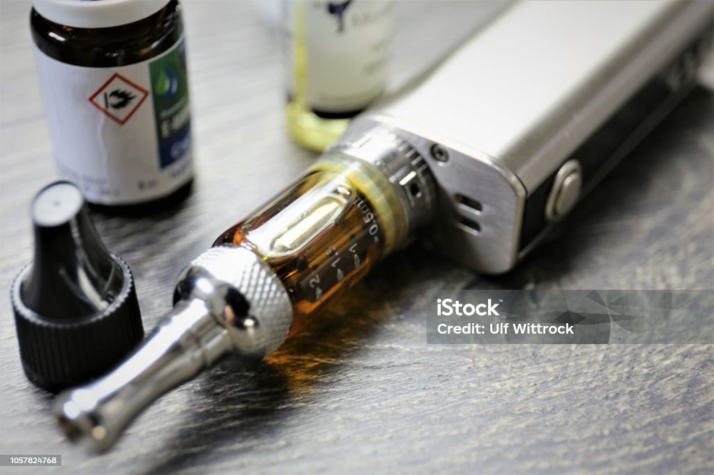 An Image of a e cigaette Electronic Cigarette Stock Photo