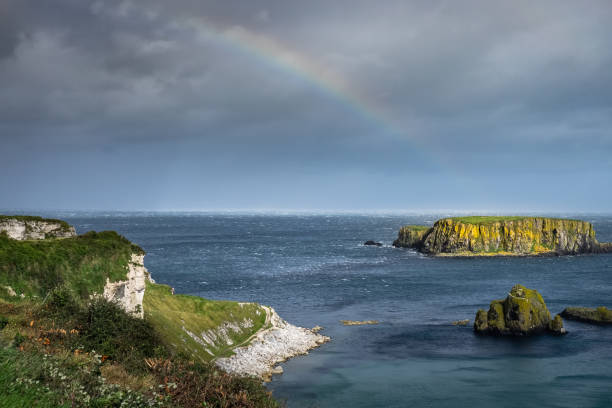 istock Landscape around Carrick-a-Rede Rope Bridge, Northern Ireland 1057829812