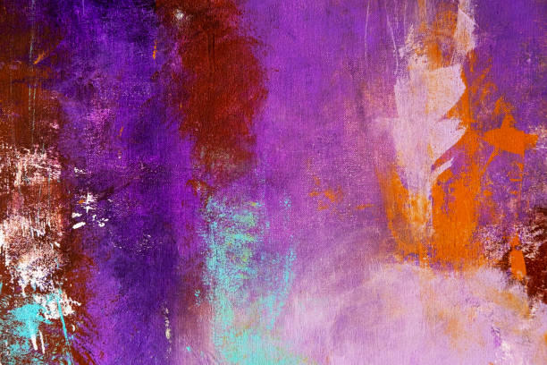 istock abstract oil paint texture on canvas, background 1057833286