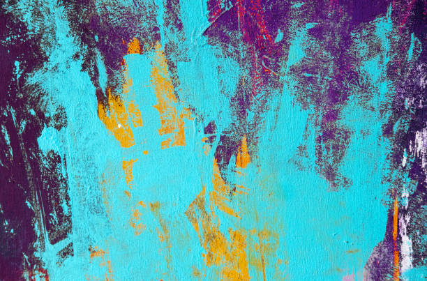 istock abstract oil paint texture on canvas, background 1057833334
