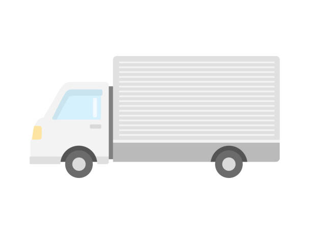 ciężarówka - truck semi truck pick up truck car transporter stock illustrations