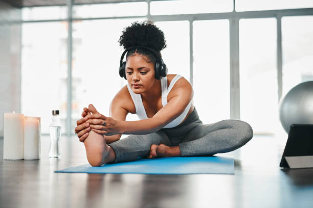 istock All I need is my mat and some therapeutic music 1057839278