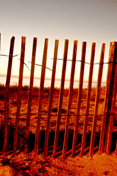 istock Wooden structure By The Seaside At Night 1057859816