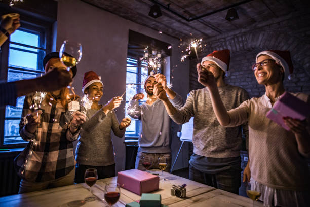 istock New Year's office party! 1057859856