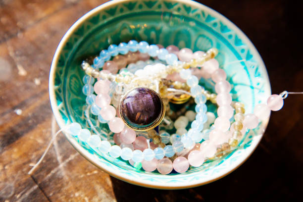 istock Natural mineral stone beads 1057860026