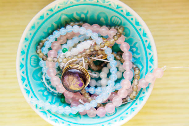 istock Natural mineral stone beads 1057860034