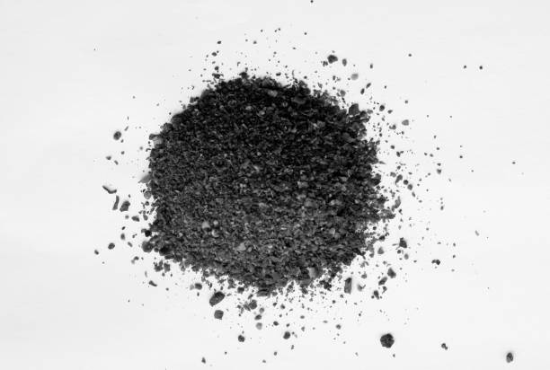 istock Red paprika on white background in black and white. 1057863896