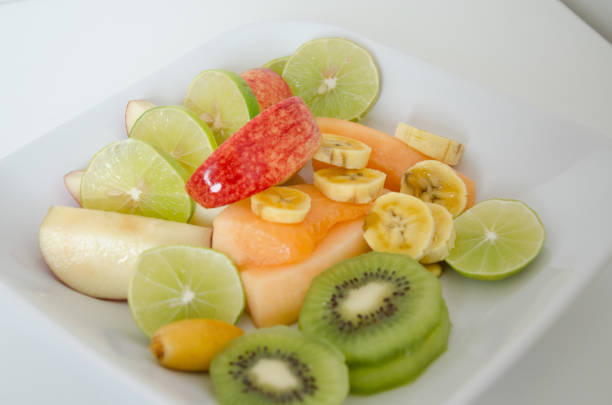 istock Fresh fruits isoleted on a white background 1057863946