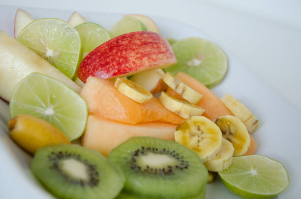 istock Fresh fruits isoleted on a white background 1057864046