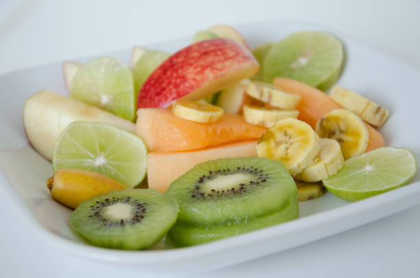 istock Fresh fruits isoleted on a white background 1057864168