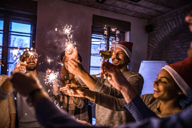 istock Shiny celebration of New Year! 1057864232