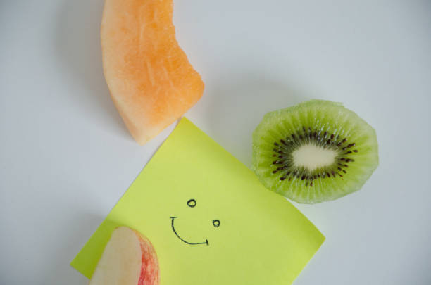 istock Fresh fruits on a white background 1057864602