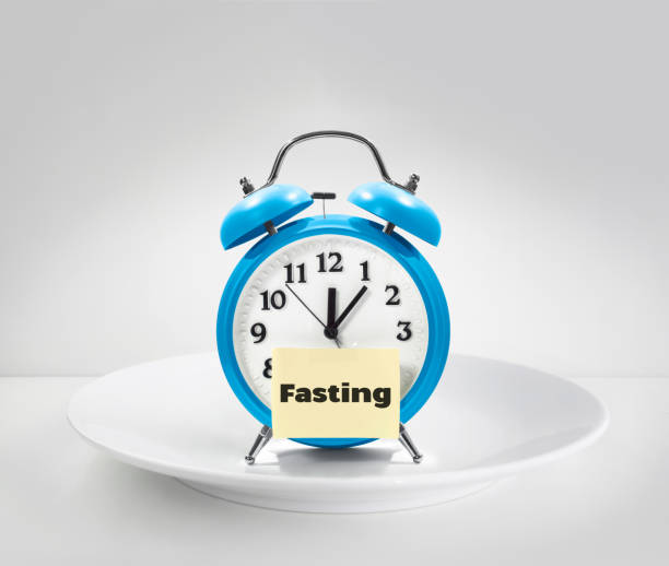 fasting time stock photo