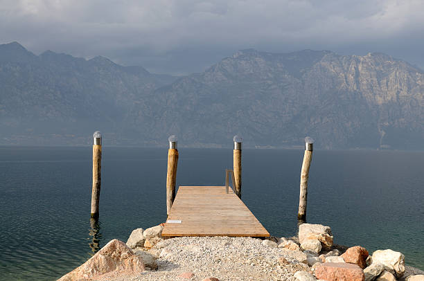 View over the Garda Lake in Sirmione - Italy