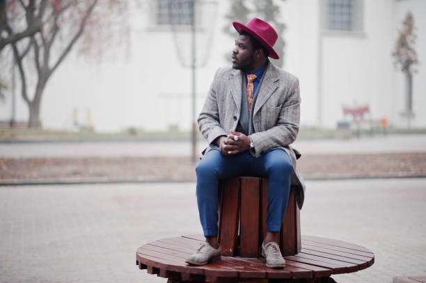 istock Stylish African American man model 1057895458