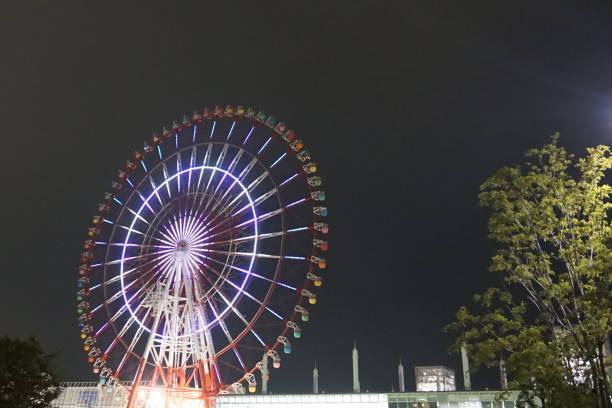 istock View from the Ferris wheel at night 1057895906