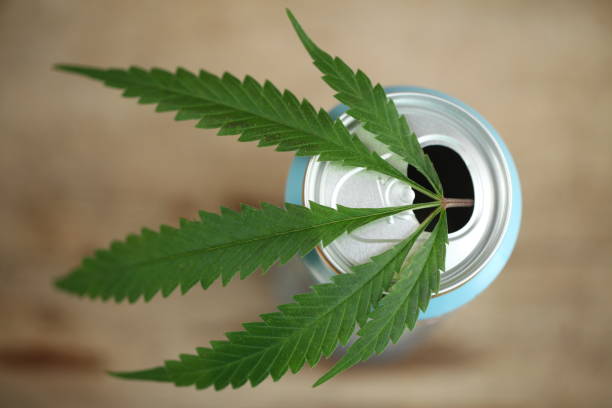 istock Energy drink with cannabis 1057897582