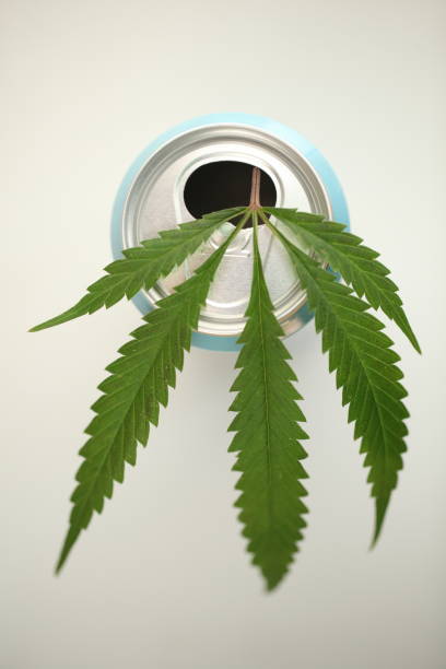 istock Energy drink with cannabis 1057897600