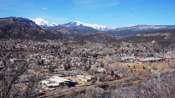 istock Beautiful scene of Durango, Colorado from the top 1057906608