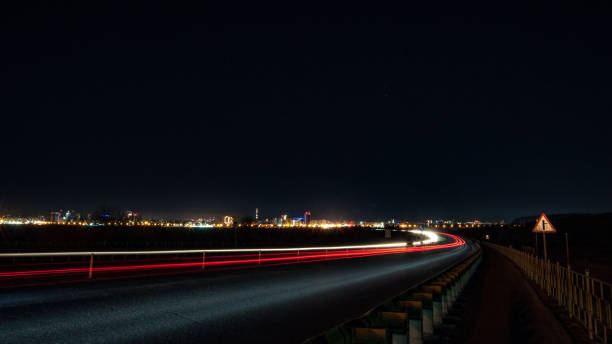 istock Tracks cars on the road bridge 1057907172