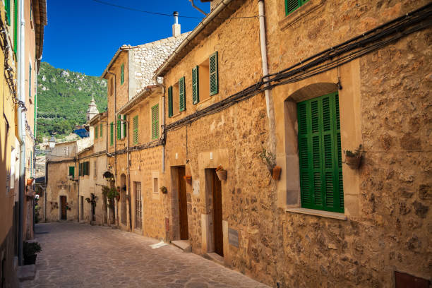 istock cozy stone street in village Valldemossa 1057909344
